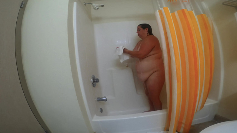 SexyNEBBW: 섹시한 육덕 거유 호텔 아침 샤워
