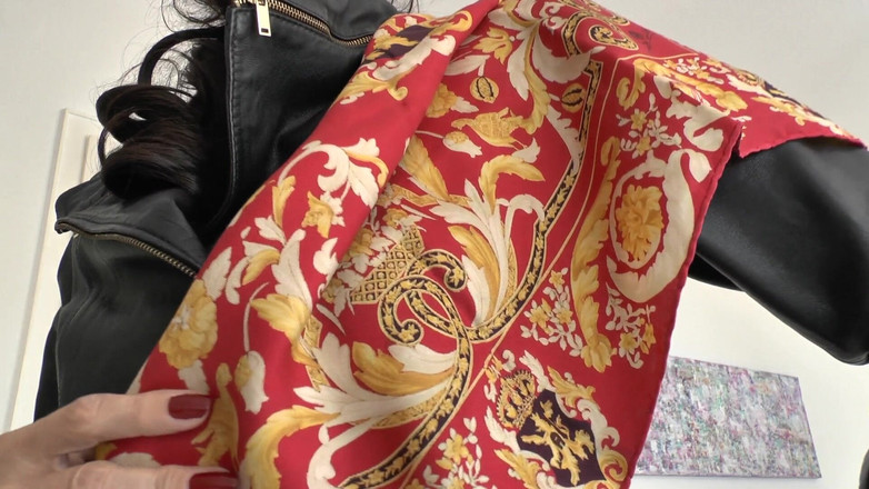 Lady Victoria Valente: Beautiful Silk Headscarves Fashion Show, JOI, Lady Victoria Valente