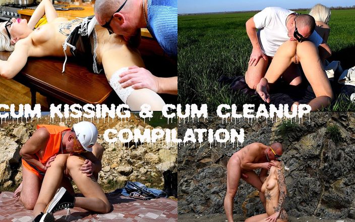 evil-bunny: Beste sperma zoenen en sperma ruilen compilatie, sperma opruimen, cumshot...