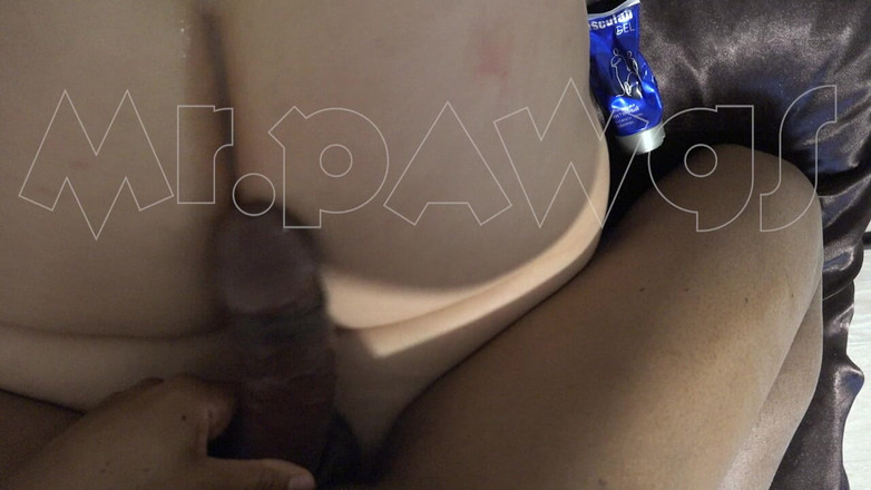 TopPawgs: Tlustá pawg ass job a stříkání na zadek