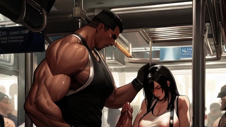 Spicy Toons: Tifa Takes the Train 1