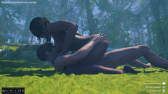PornGameHunter: Ošukal krásnou lovkyní po lovu - divoký život