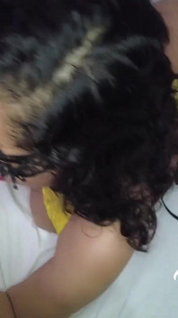 Brazilian Girl Wearing a Lovely Yellow Lingerie Loves to Do Doggystyle