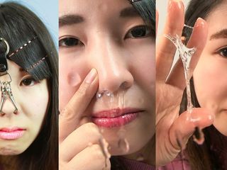 Japan Fetish Fusion: Nosowy fetysz, wybuch spektakularnego kichać z amatorem, Asami