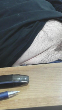 Big Italian Dick Jerk and Big Cum at Office Desk