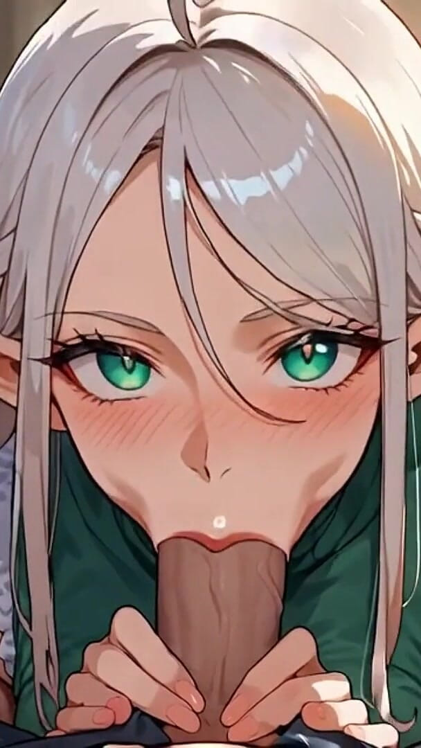Anime Ai Elf Girl Blowjob (Anime Vampire)