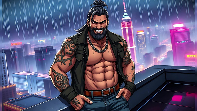 Erotic Man: Bărbați hulți puternici făcuți cu Ai