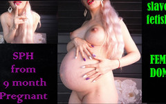 Kira Loster: 怀孕最后一个月的SPH。奴隶恋物癖与女性主导