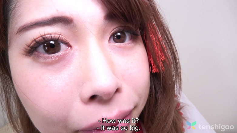 Tenshigao: Güzel amatör Japon kız bayan risako goto kostümlü bugün