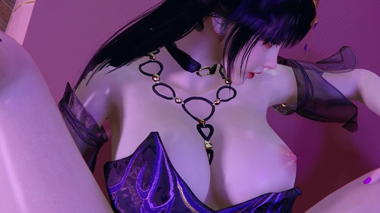 Why fuck so hard: 3D velká prsa asijská cosplay děvka má hardcore foot job...