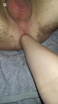 Profundo fisting anal do meu marido