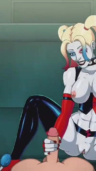 Harley Quinn Sucking and Riding Dick