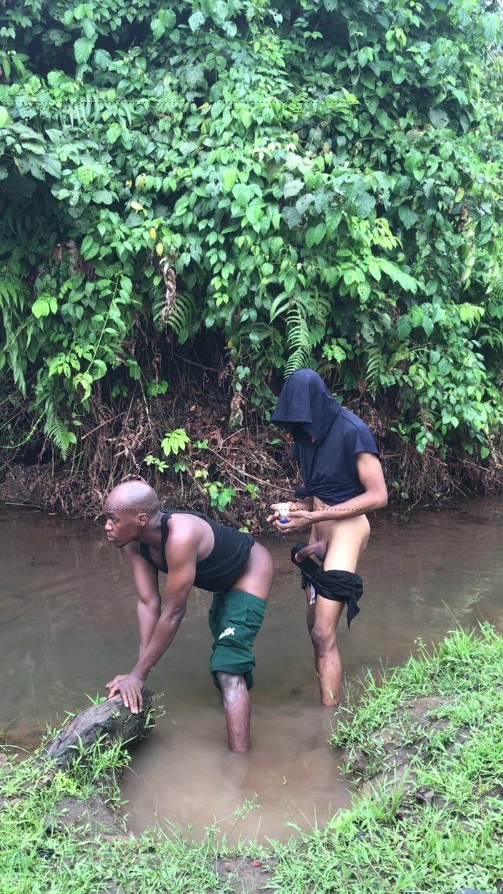 Sexylary: Nigerians Boys Where Caught Having Sex Inside a Swamp River...