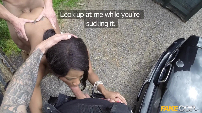 Fake Cop: Fake Cop - Lets Fuck the Cops Threesiome POV