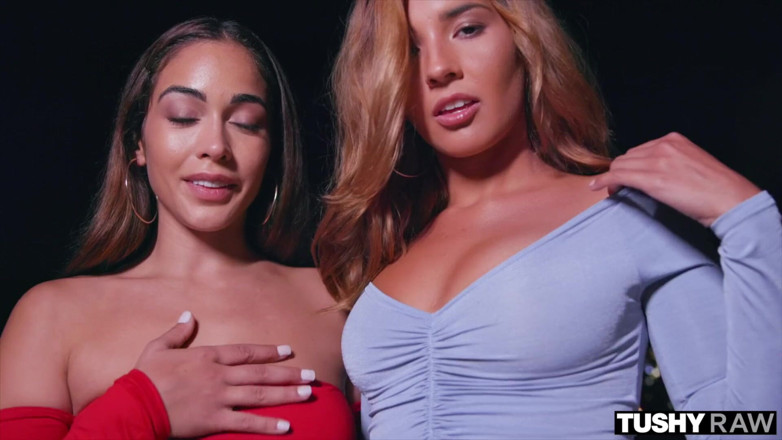 Tushyraw: Tushyraw - hermosas bellezas tienen un trío anal loco
