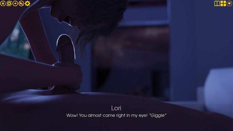 3D Cartoon Porn: My Pleasure 39 - Lori &amp; Julian 69 Oral Sex at Midnight Sofa