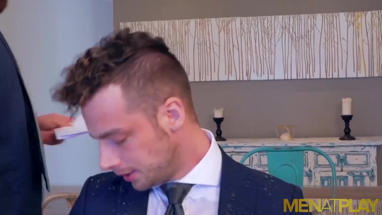 Menat Play: MENATPLAY - Gay hunks Damon Heart and Logan Moore anal breed