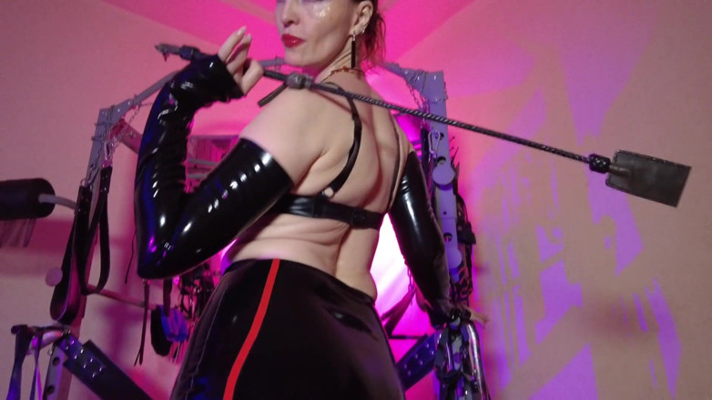 Eva Latexxx: Sexy velký zadek MILF Dominatrix Eva Latexová paní Mokrá kundička...