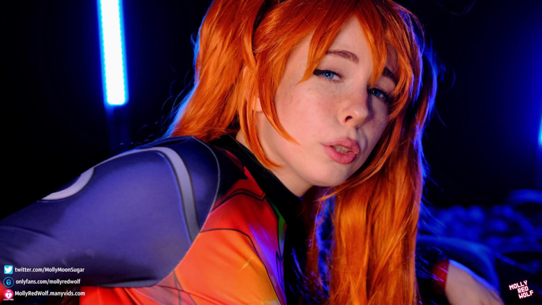 MollyRedWolf: Asuka Langley 4K! DP a velké hračky
