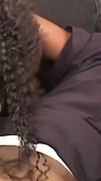 All Her Curves Bounce Around the Couch While the Fat Ebony MILF Sucks and Fucks