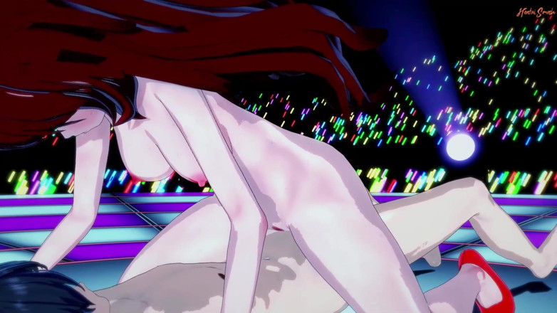 Hentai Smash: Girlfriend gets fucked and creampied on stage in front of...