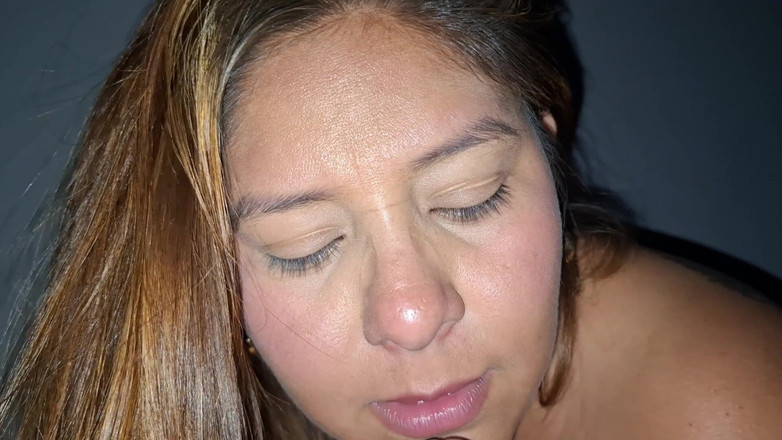 SugarPose: Close up BBW Latina Licks a Dildo, Masturbates, and Boob...