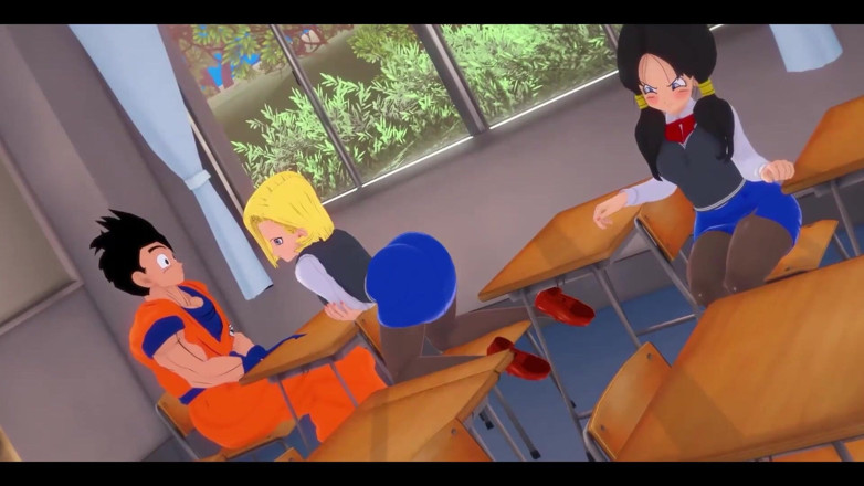 Fantasy king: Dragon Ball Zex rozdział 2 | Część 1 | Android 18 i Videl Chcą pieprzyć...