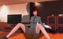 H3DC: 3D Hentai Steins; Gate Kurisu Makise neuken en orgasme