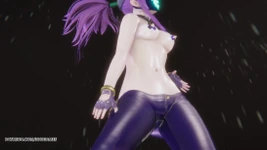 Mmd Itzy - Svep Akali Sexig striptease League of Legends Hentai ocensurerad 4K 60fps