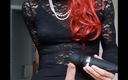 Jessica XD: Orgasmo sin las manos mientras todos muñecas en mi vestido...