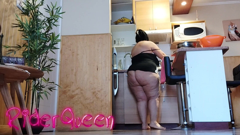 Riderqueen BBW Step Mom Latina Ebony: Moi seul riderqueen, MILF BBW latina à gros cul