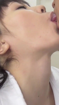 Naughty Japanese Nurse Gets Pussy Fucked with Tongue by Her Doctor After Seducing Him
