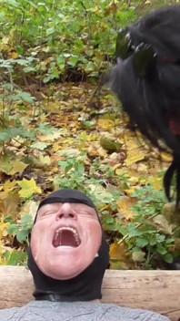 Slave Quasimodo Spitting Outdoor by German Proll Doms