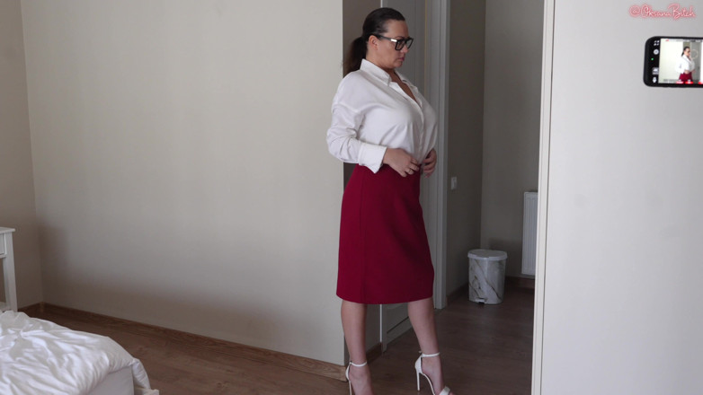 Oksana Katysheva: Stop Jerking off on Me! Stepson Cum in Stepmom's Mouth...