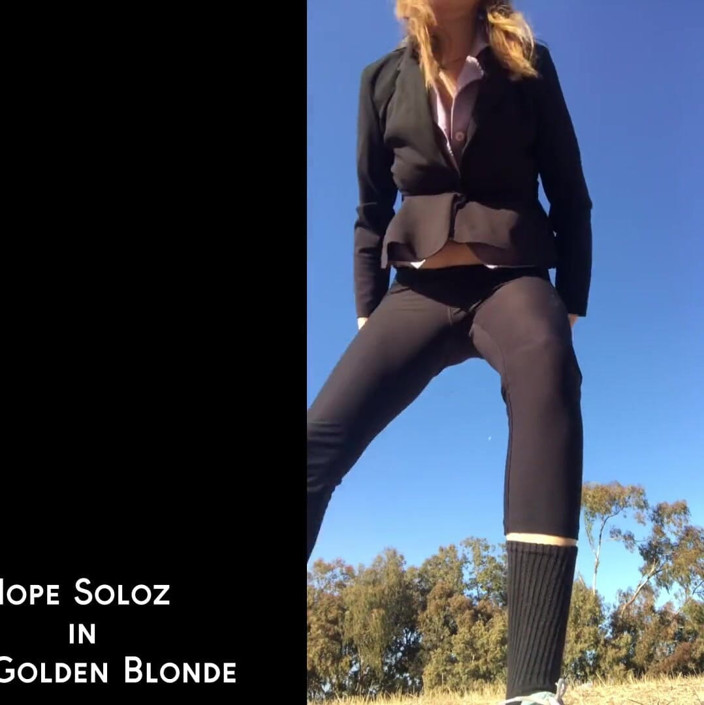 Porno angels: On golden blonde starring Hope Soloz