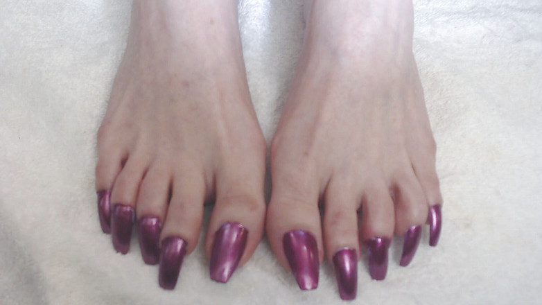 Abby Anna: Ongles roses super longs