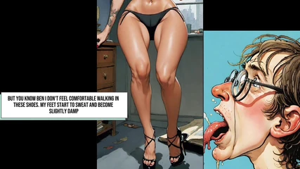 Octopussy Lovers Club: Fetishist Sexy Nun. Comic. a Visual Novel. Foot Fetish