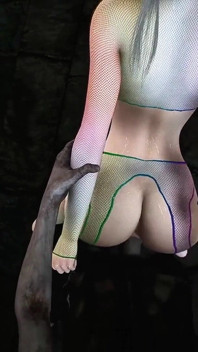 Awek fantasi dalam 3D: kecantikan tanpa tapisan - animasi hentai 3D