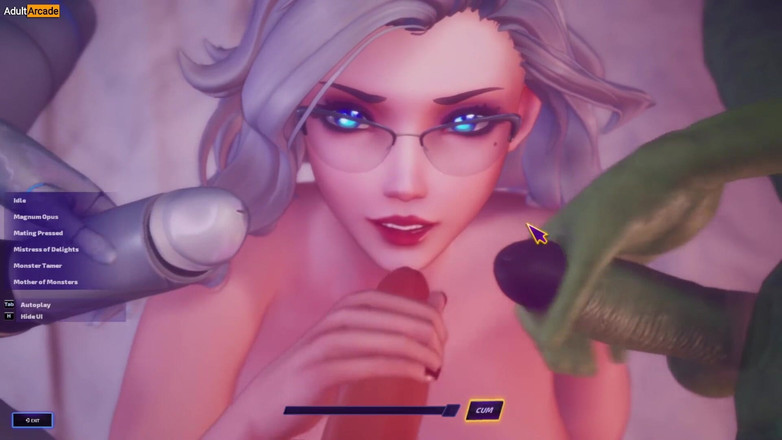 LewdArcade: Super šukání Machin Subverse Lily kolekce sexuálních scén galerie porno hra