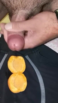 Café da manhã com damasco e esperma