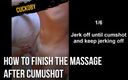 Cuckoby: Thai massage instruction - How to finish the massage after cumushot