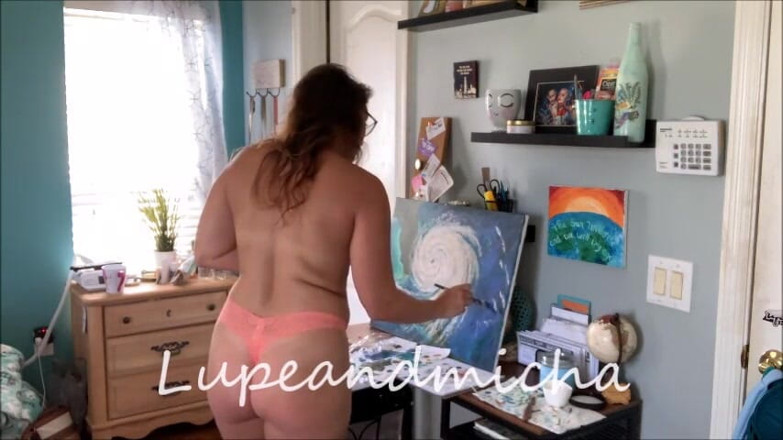 Lupe and Micha: Dipingere nudo