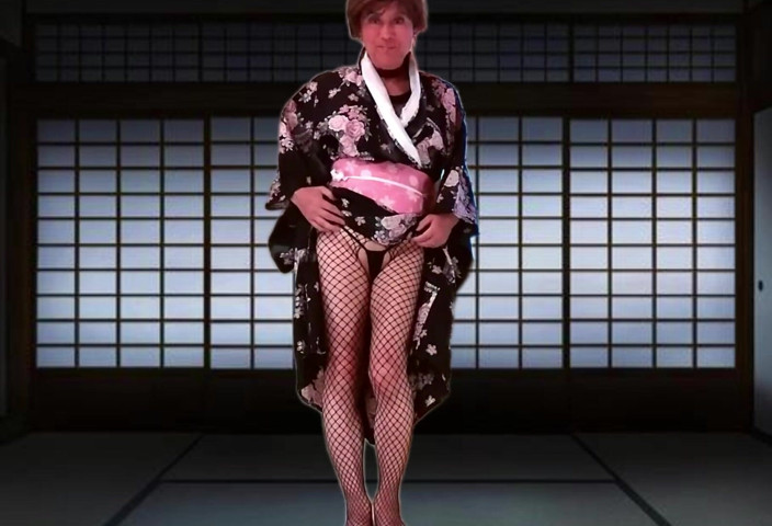 Pai-chan: Pai-chan en kimono