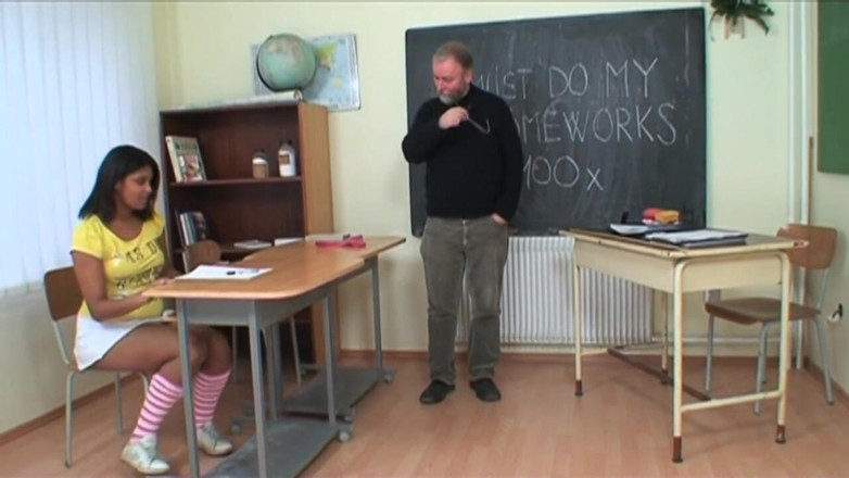 Old PIGS XXX: Dirty teen has sex in class with that old pig...