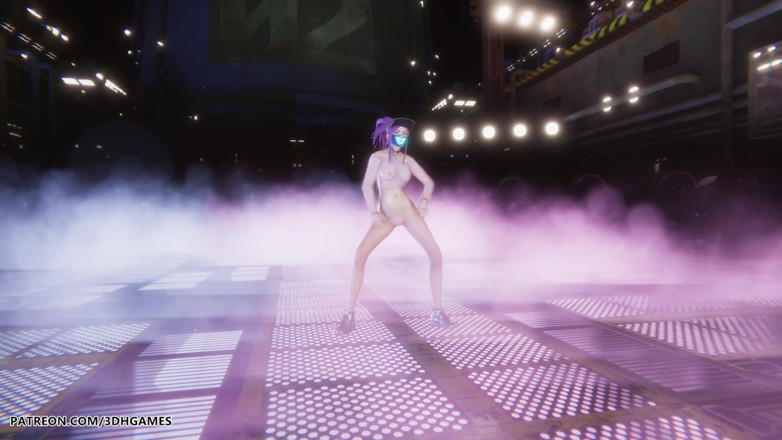 3D-Hentai Games: Mmd Lisa - Futw Akali Sexy Striptease League of Legends Hentai...