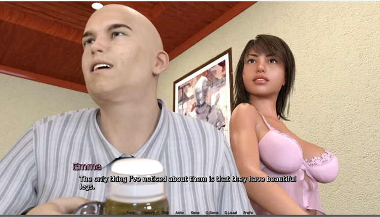 XXX Games Bunk: Laura Lustful Secret - Gameplay - Roleplay - Teen Teases Stepdaddy Friend with...