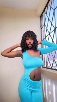 Sexy Natural Kenyan Ebony Babe Short Clip Just for You #01