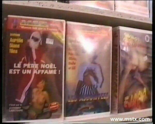 MSTX: Aline at the sex shop: