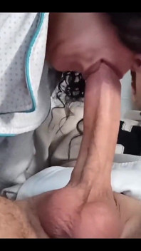 Blowjob and Masturbation for Horny Young Man with Big Cock Comes Out a Lot of Cum