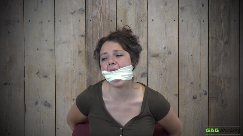 Gag Attack: Julia - Microfoam Tape Gags